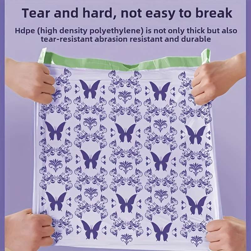 Trash Baglavender Garbage Bags 100Pcs