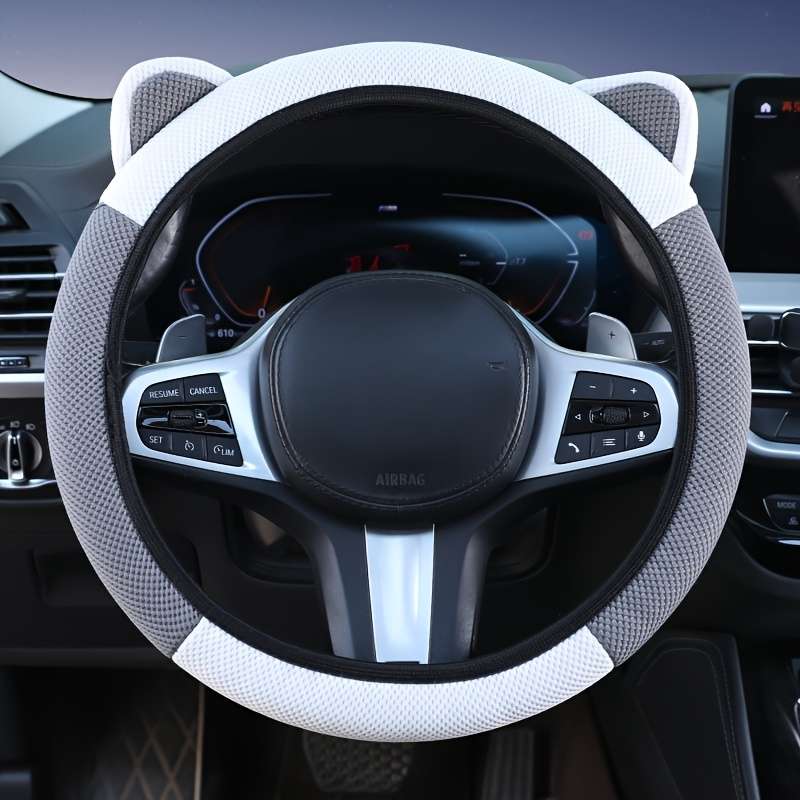 Car Steering Wheel Cover Red+White