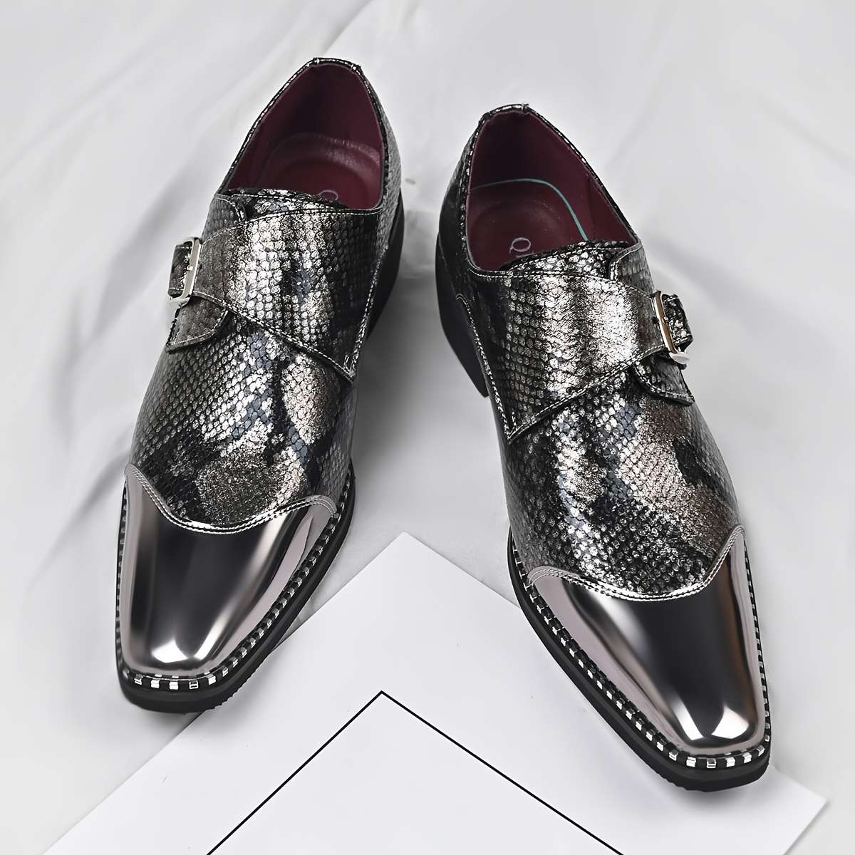 Mens Leather Shoes Color Red Sizeuk 10.5
