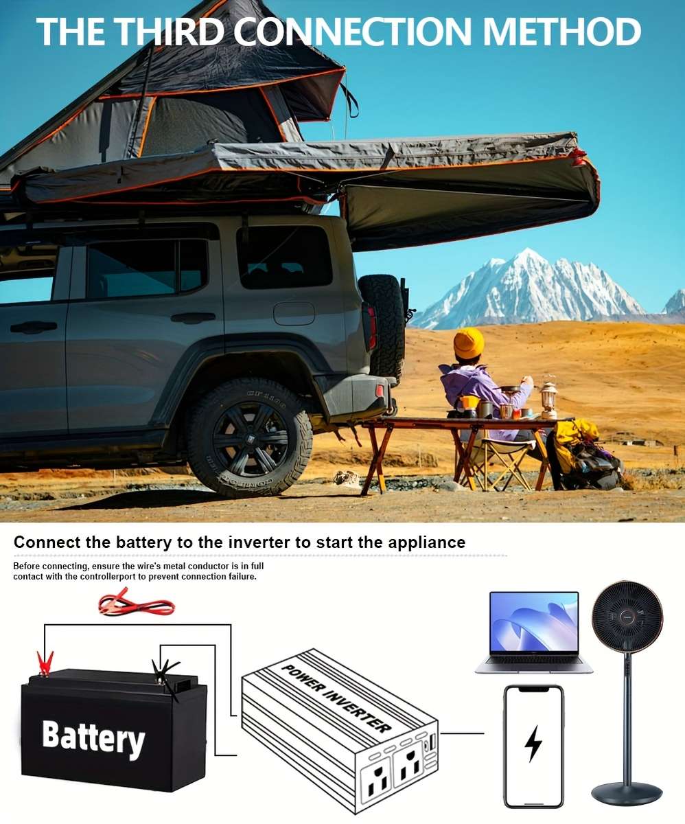 Efficient Solar Panel Set With 300W Inverter And Controller For Road Trip 300W