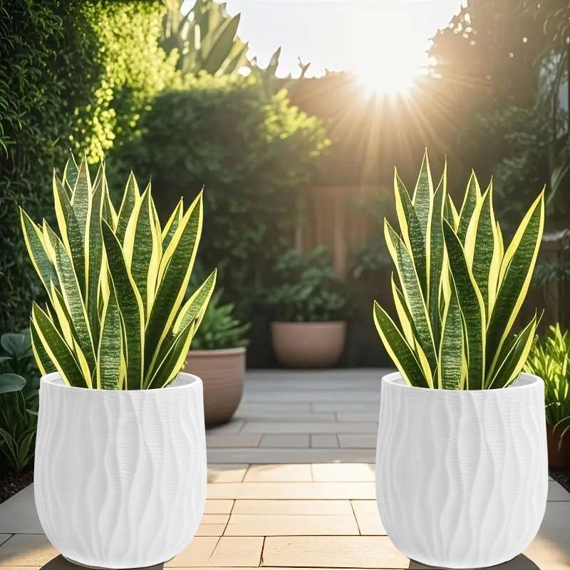 Flowerpot Items 180 White   18.01 Cm * 19.2 Cm Quantity2Pcs Pack