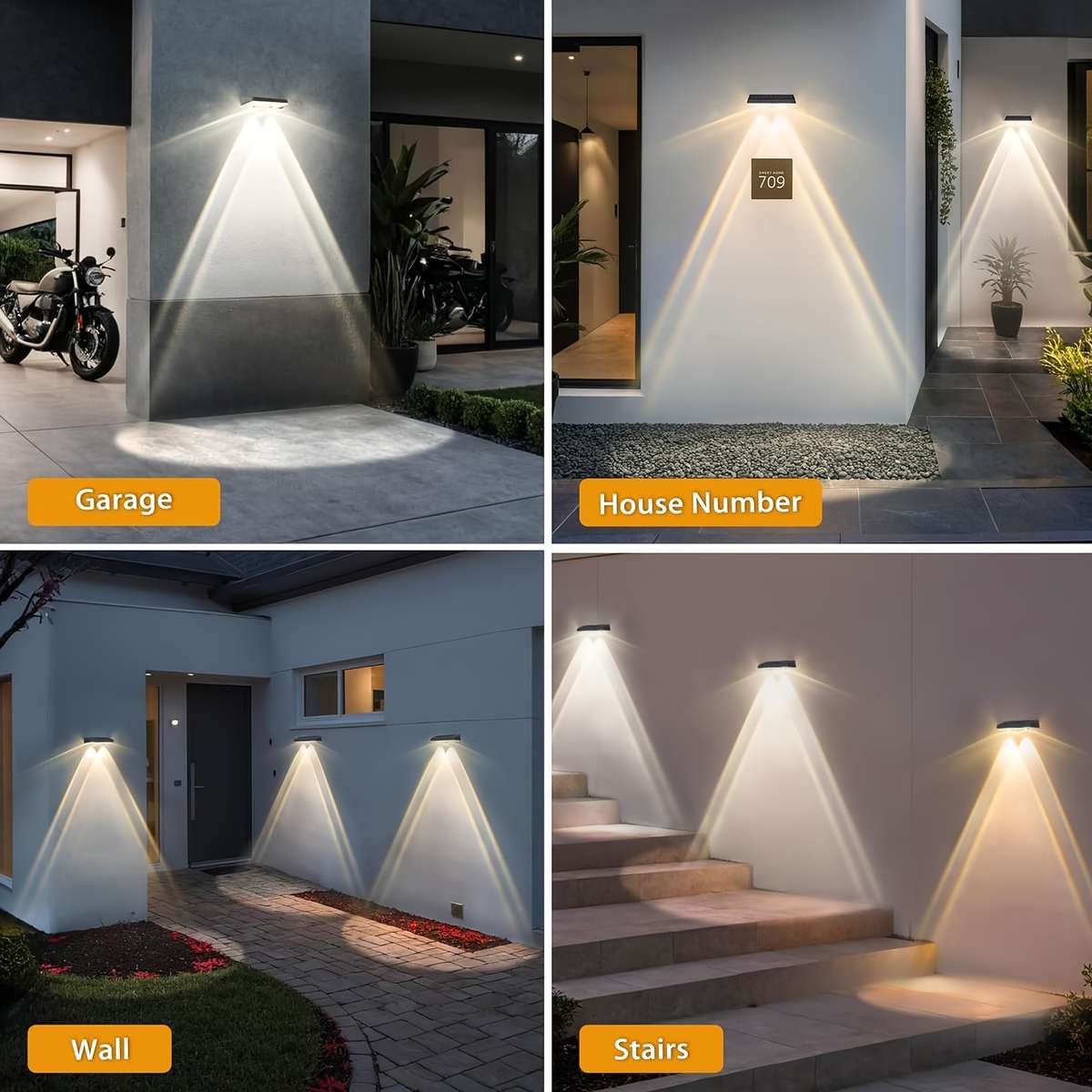 Solar Emergency Lights Model 4Pack3 Modes