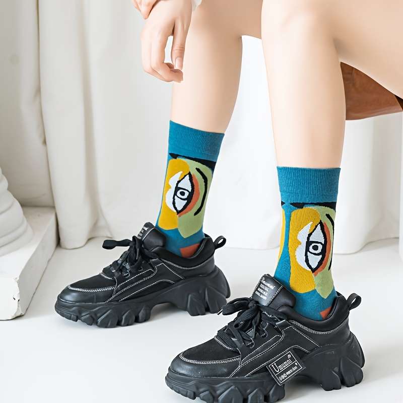 Women S Socks Color 5 Pairs Of Random Mixed Colors Size Onesize