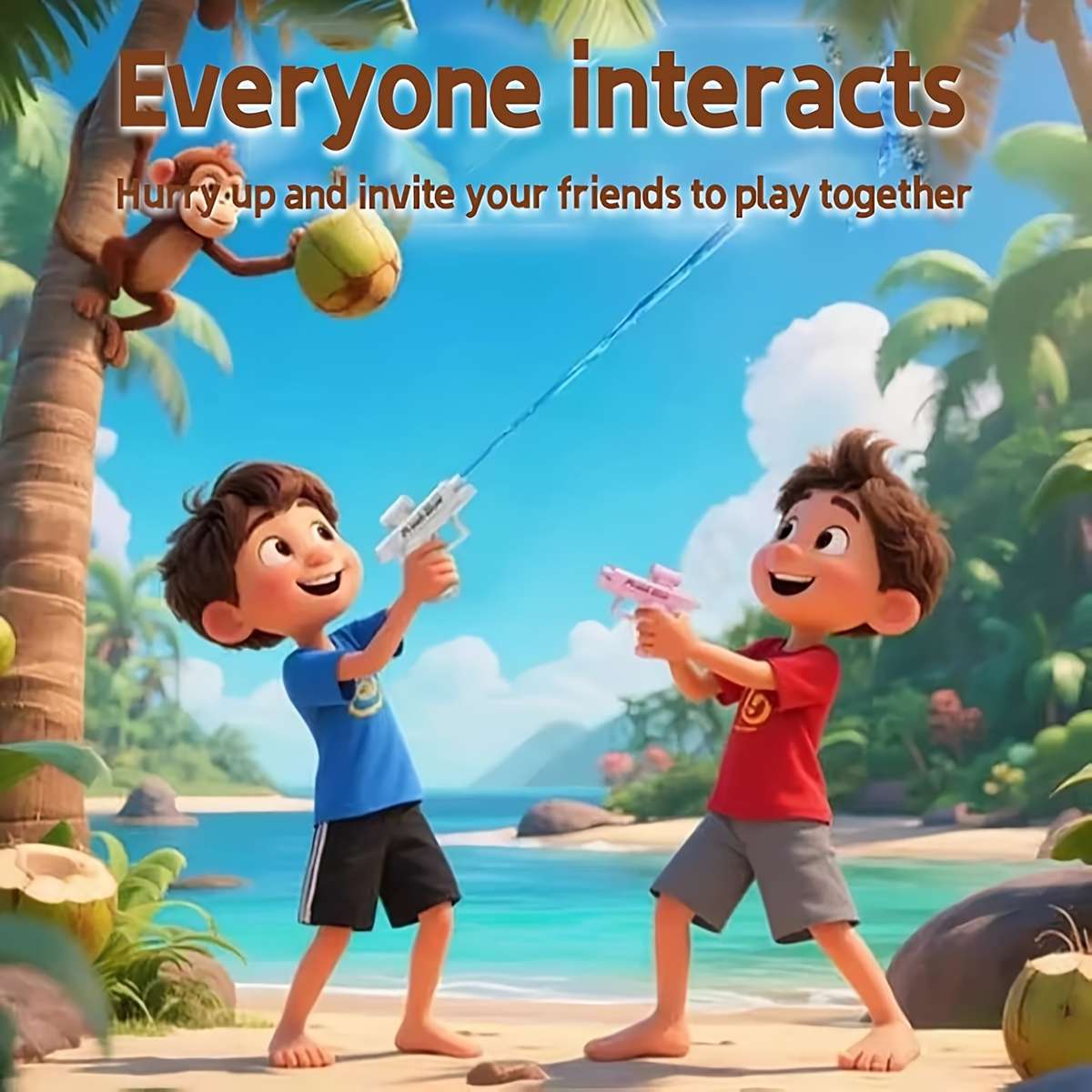 Toy Guns Color 1Pcs   Blue