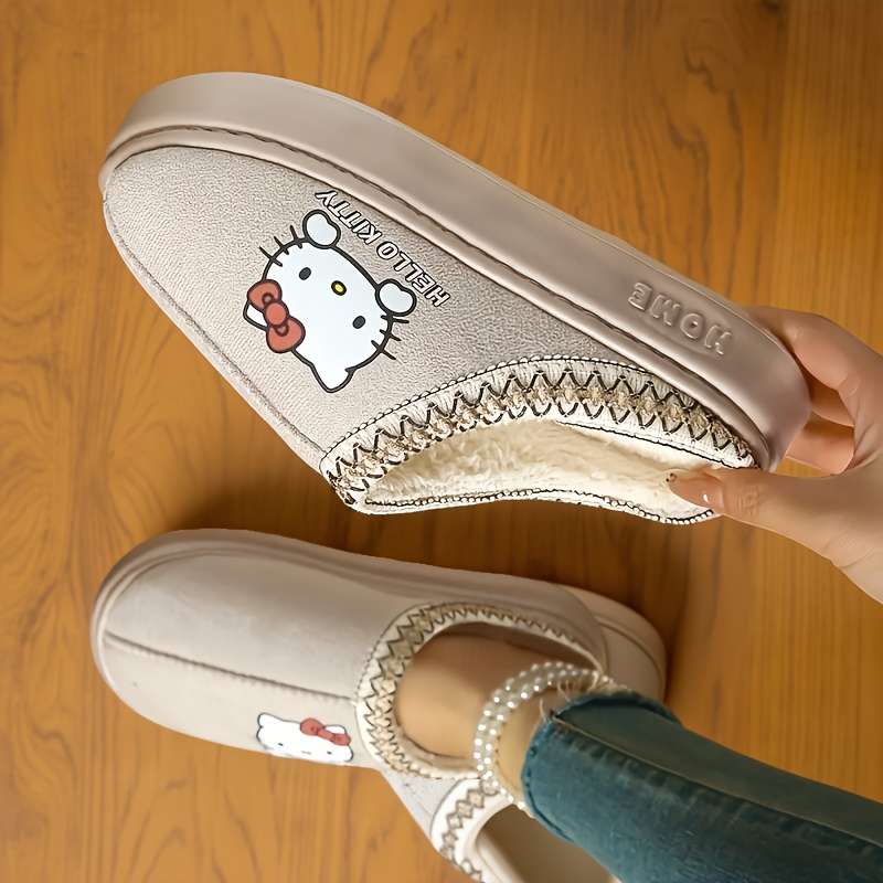 Cotton Slippers Color Grey Sizeuk 6.5-7