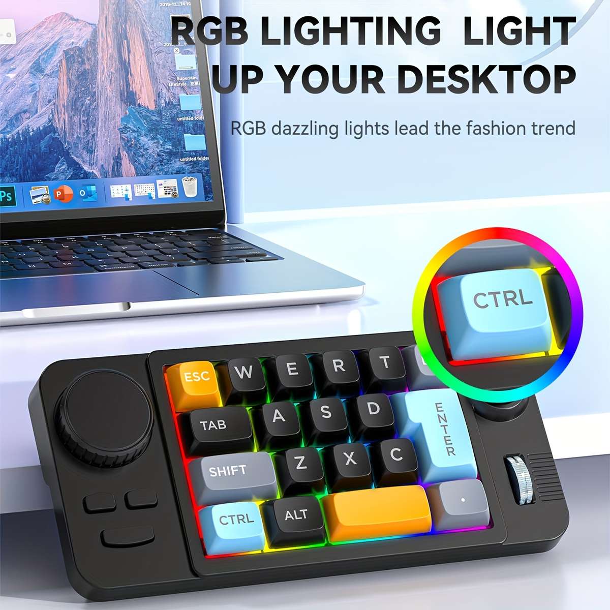 JOMAA Programmable Wired Gaming Keyboard