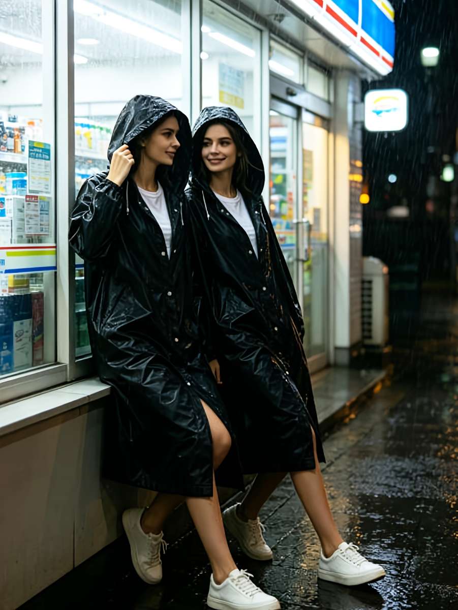 Raincoat Space Gray Size Onesize