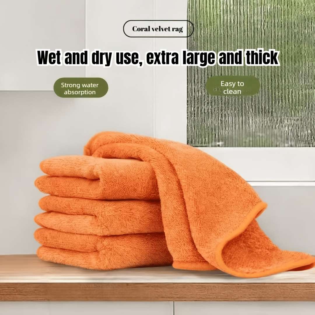 7piece Dishcloth Set With Hanging Rope