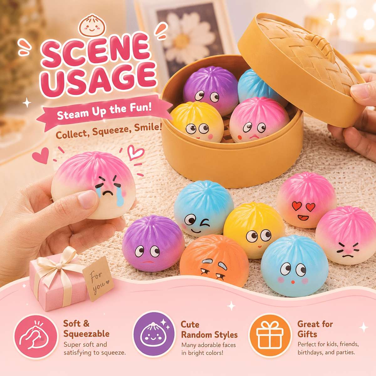 Squeezable Toys Color Random Color *1 Box