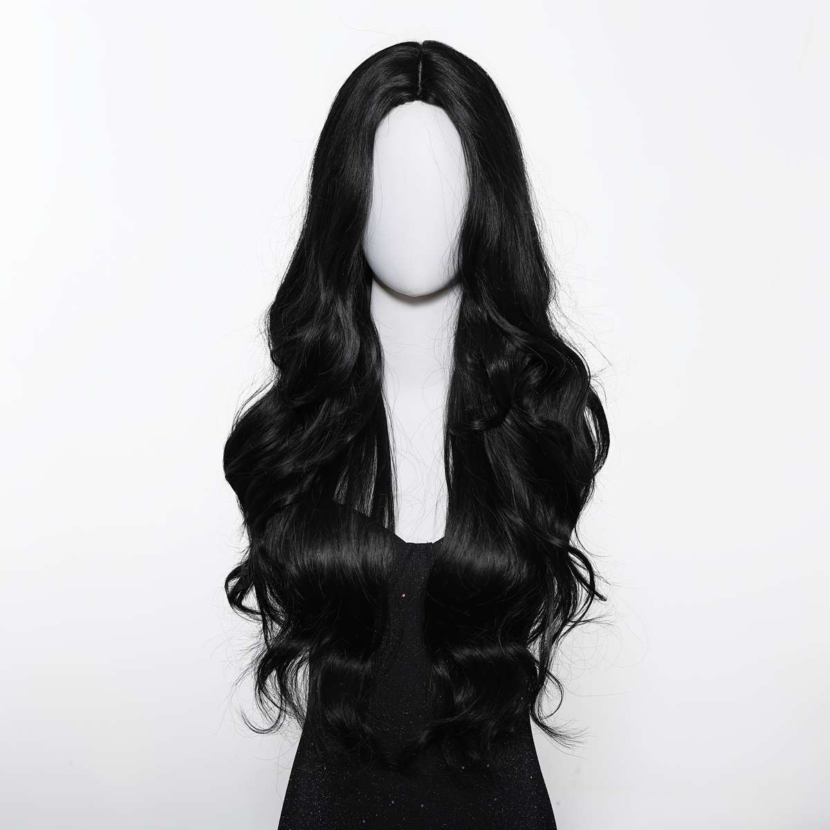 Women S Wigs Black Hair Length81.28Cm