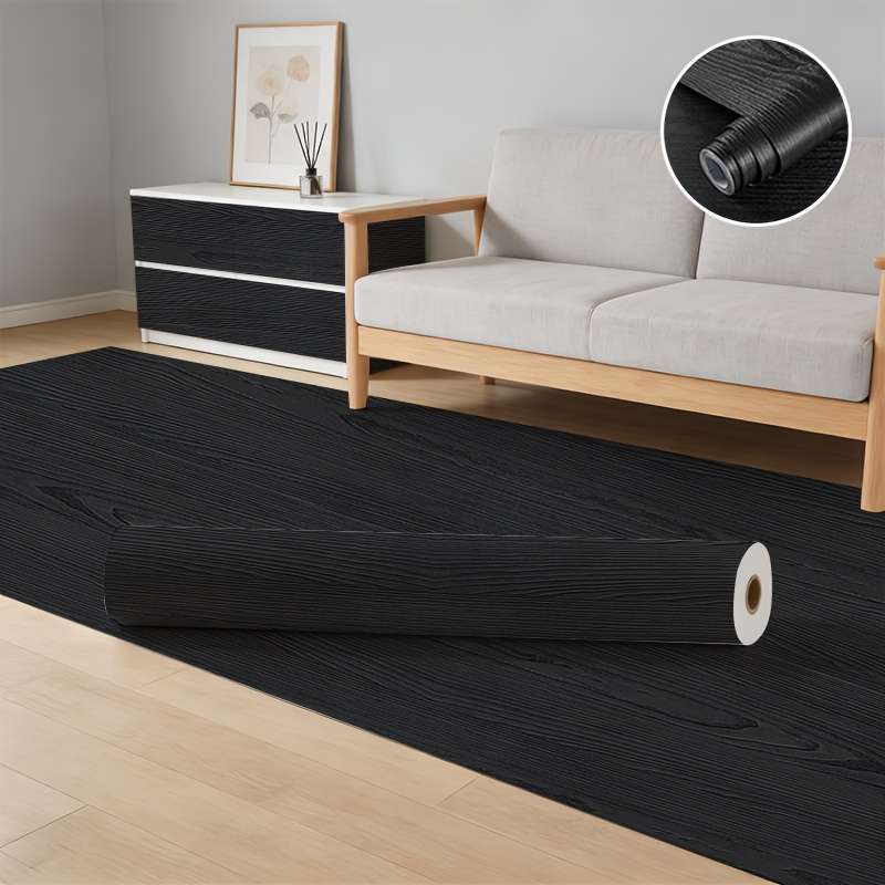 Self Adhesive Floor Stickers Self Adhesive Backing Roll Log Color 60Cm*5M 23.62In*196.85In