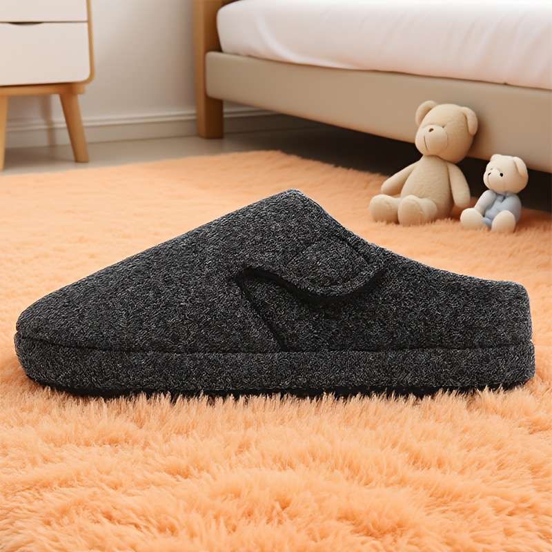 Cotton Slippers Color Silvery Grey Sizeuk 13.5-14