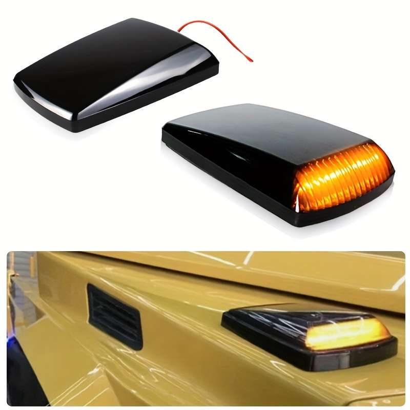 Car Lights Items 2Pcs Led Smoke Lens