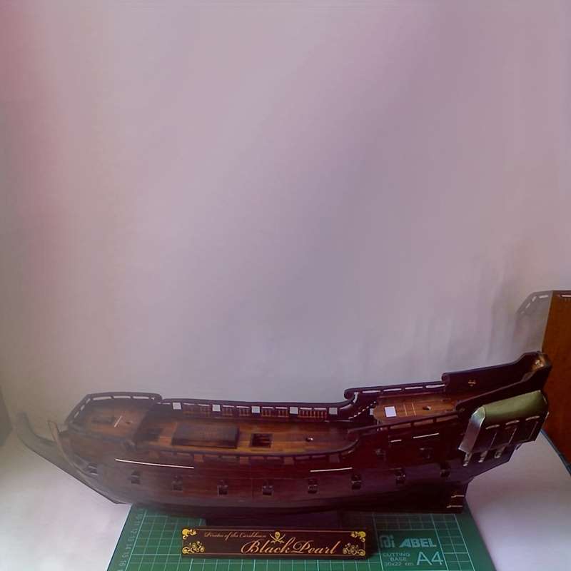 3D Jigsaw Puzzle Model Ship Model 43.18Cm Black Pearl Material Pack