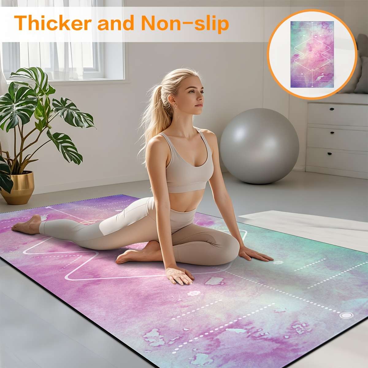 Yoga Mat 80*180Cm31.5*70.87In