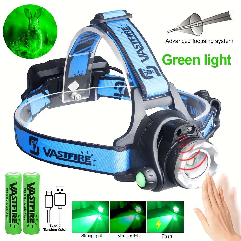Headlamp Model Red Lightwith 2 Batteries