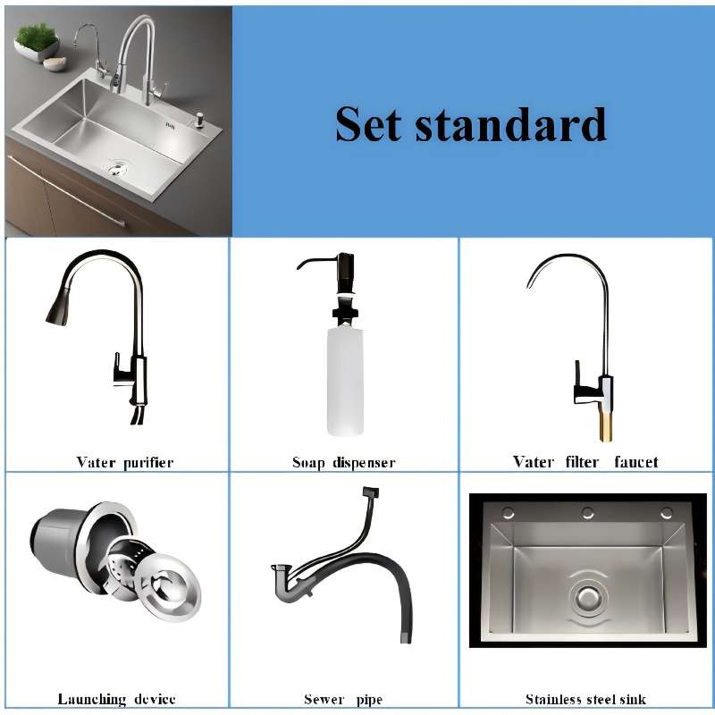 21.7-Inch Stainless Steel Single-Bowl Kitchen Sink
