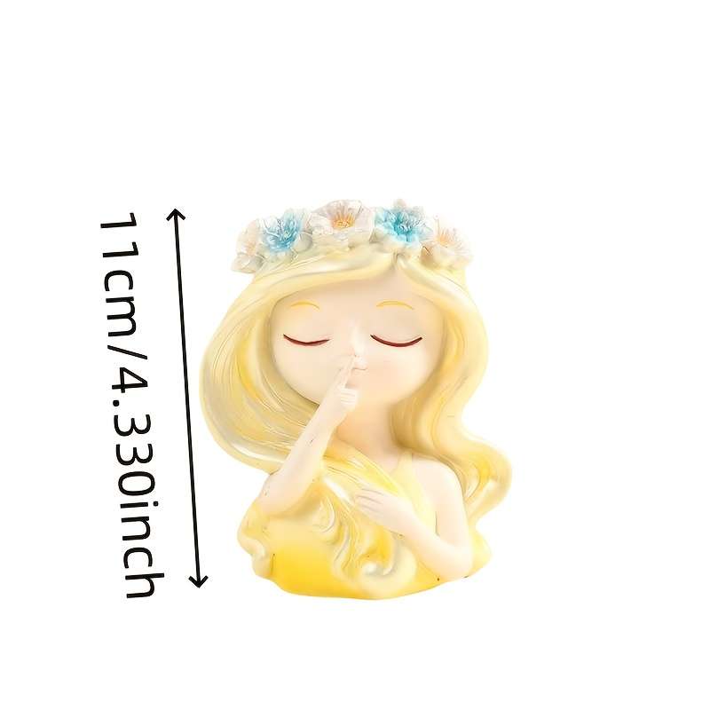 Flowerpot Style Fairies Don T Listen  With Artificial Green Plants