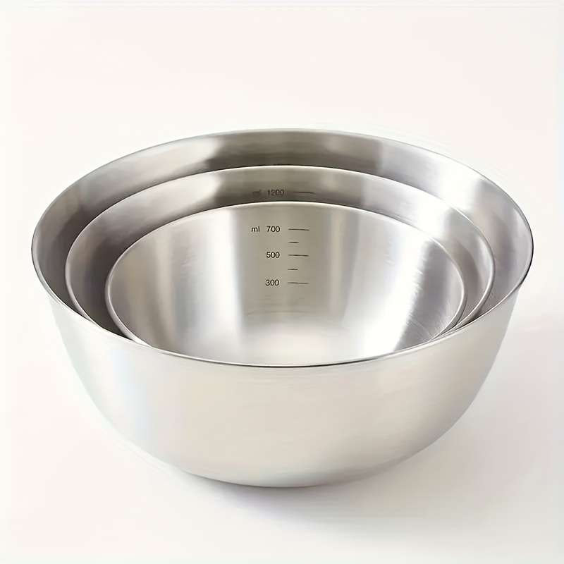 Bowl Color Silvery Salad Bowl  2 Loofah Sponges