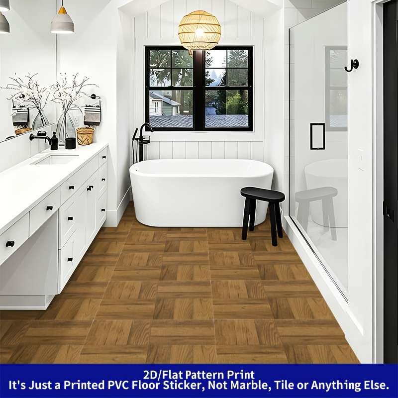 Self Adhesive Floor Stickers 11.8Inchx11.8Inch30X30Cm