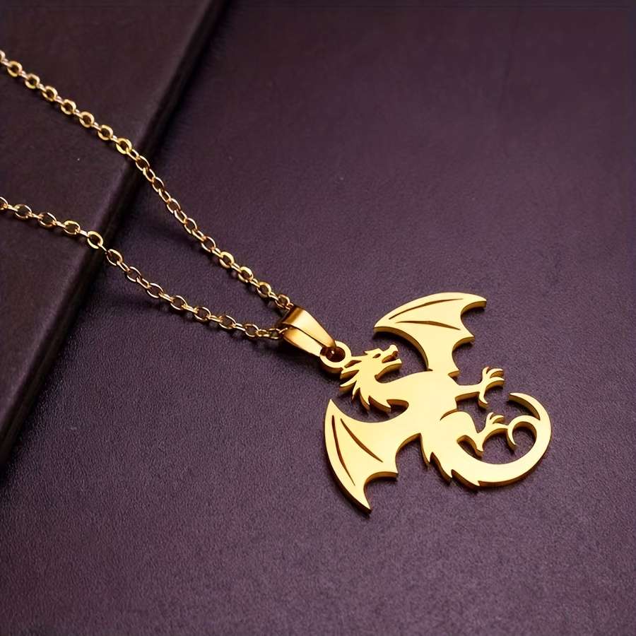 Womens Necklace Color Golden