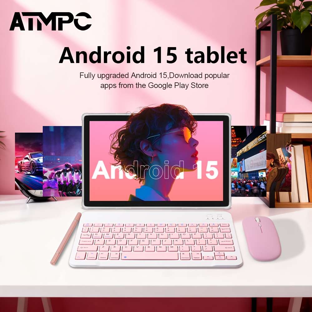 Lightweight Tablet With Android Core For Kids Expandable Storage System 10 1