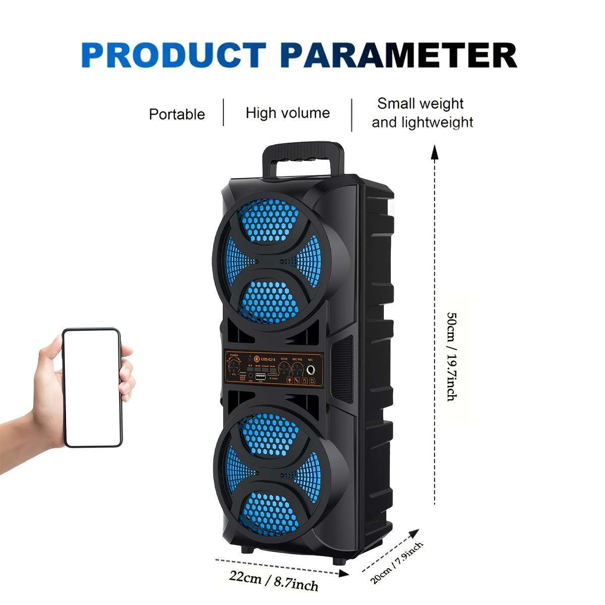 Professional Featuring Crystal Sound 7300W Outdoor High Power For Home