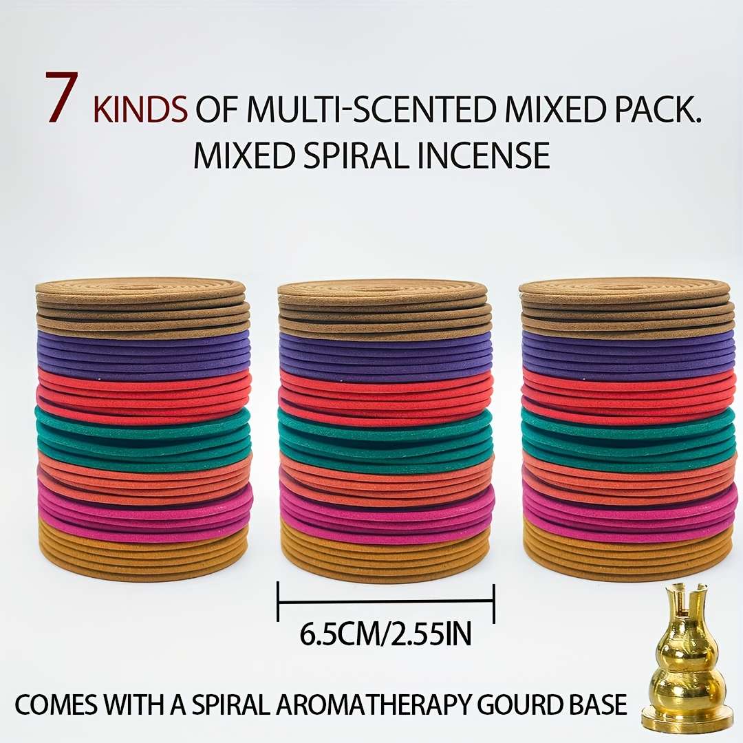 Incense Quantity 7 Scents Mixed 28 Tablets Add Base