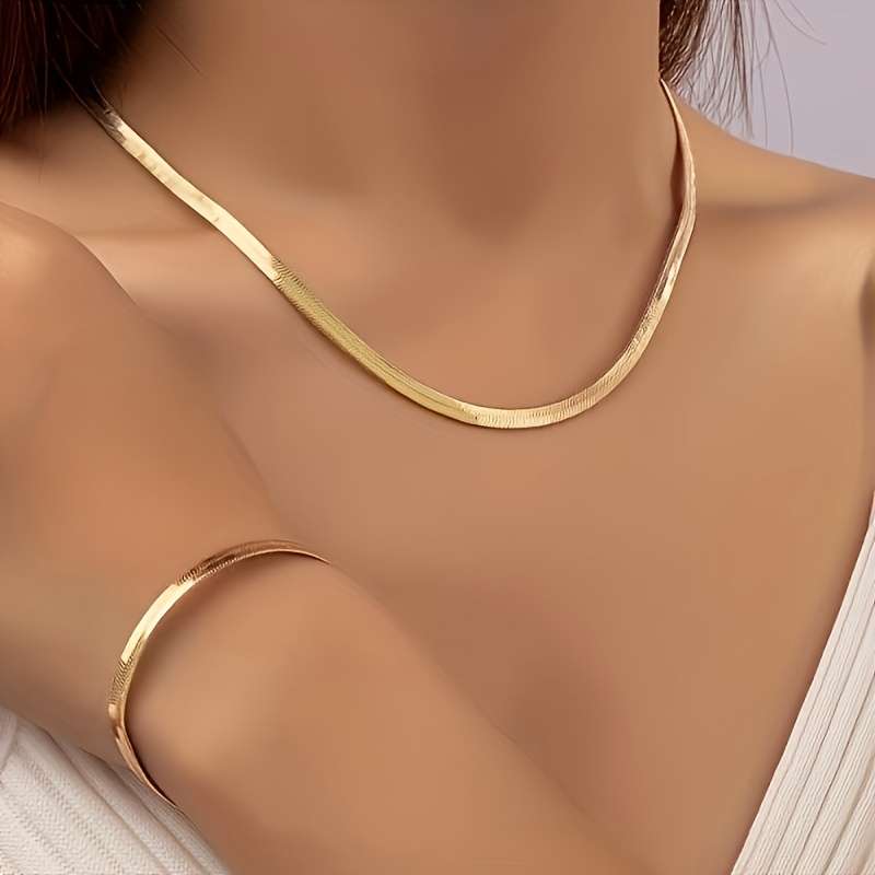 2Pcs Plated Elegant Women Sexy Flat Silver