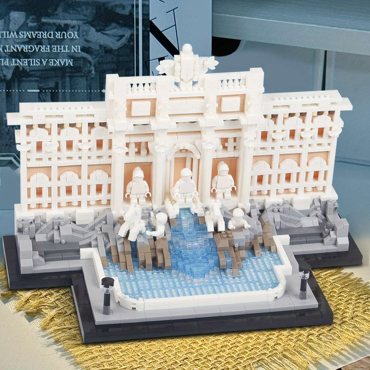 Building Toy Architectural Model Toy Set Color White