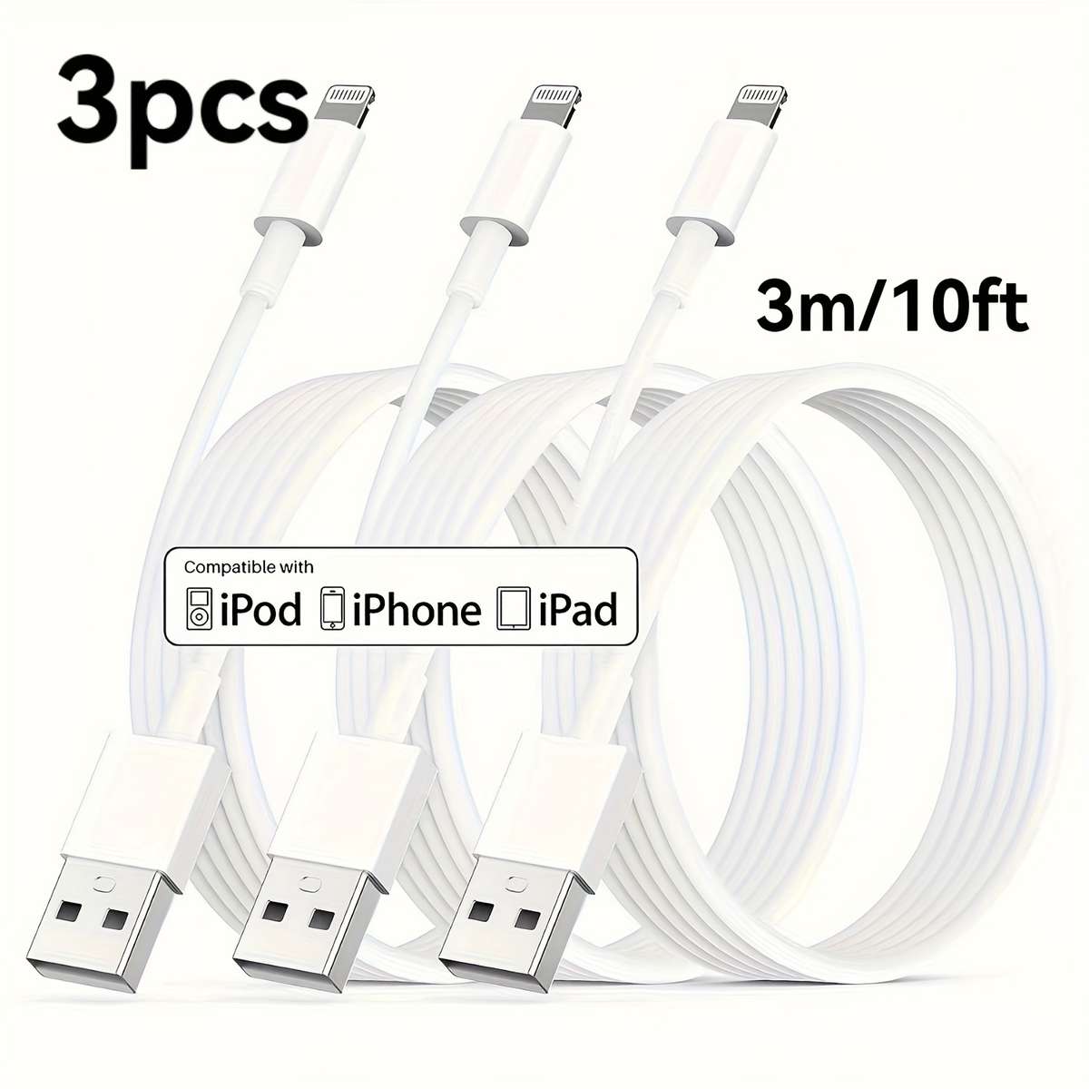 Charging Cable Size 100Cm 40Inch 3.3Ft Quantity