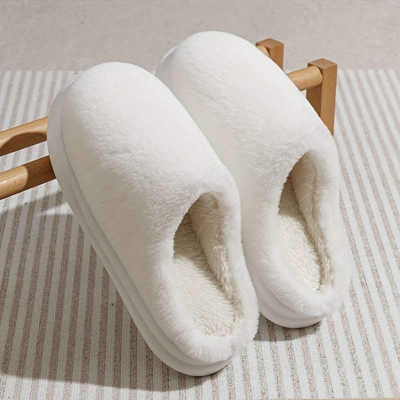 Cotton Slippers Color White Sizeuk 6.5-7