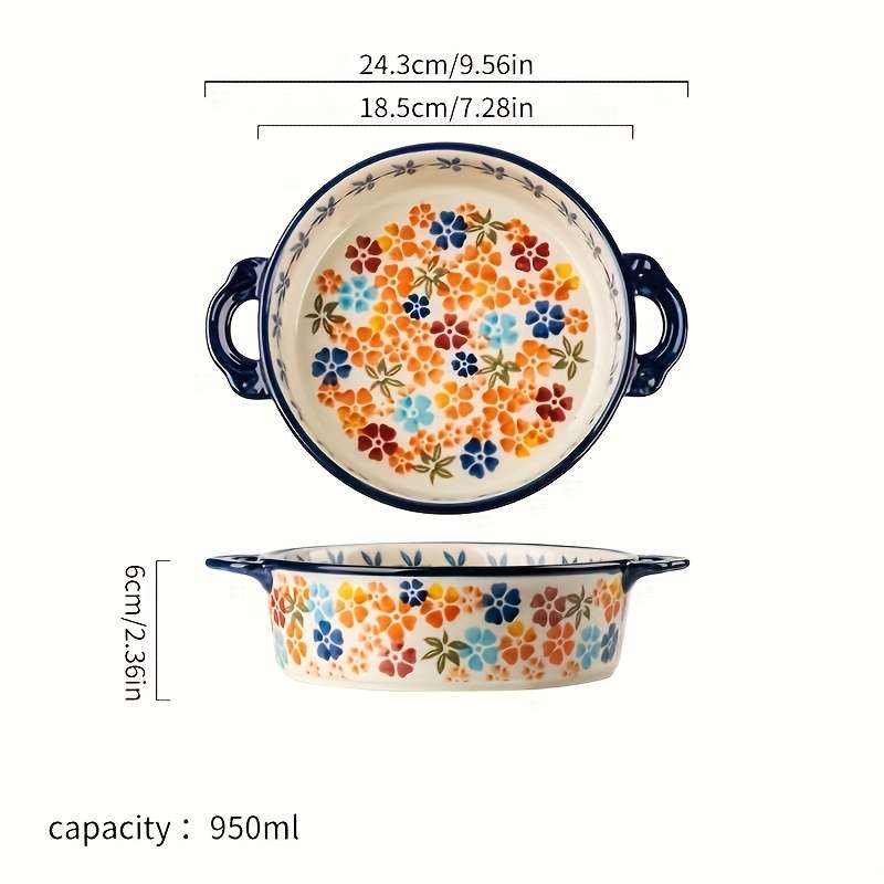 Bowl Model Round Ears950Ml Quantity2Pcs