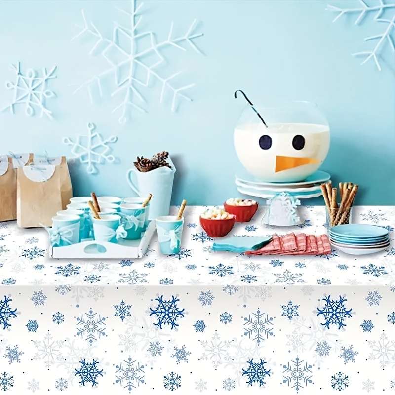 Christmas Tablecloth Color White Quantity 2Pcs
