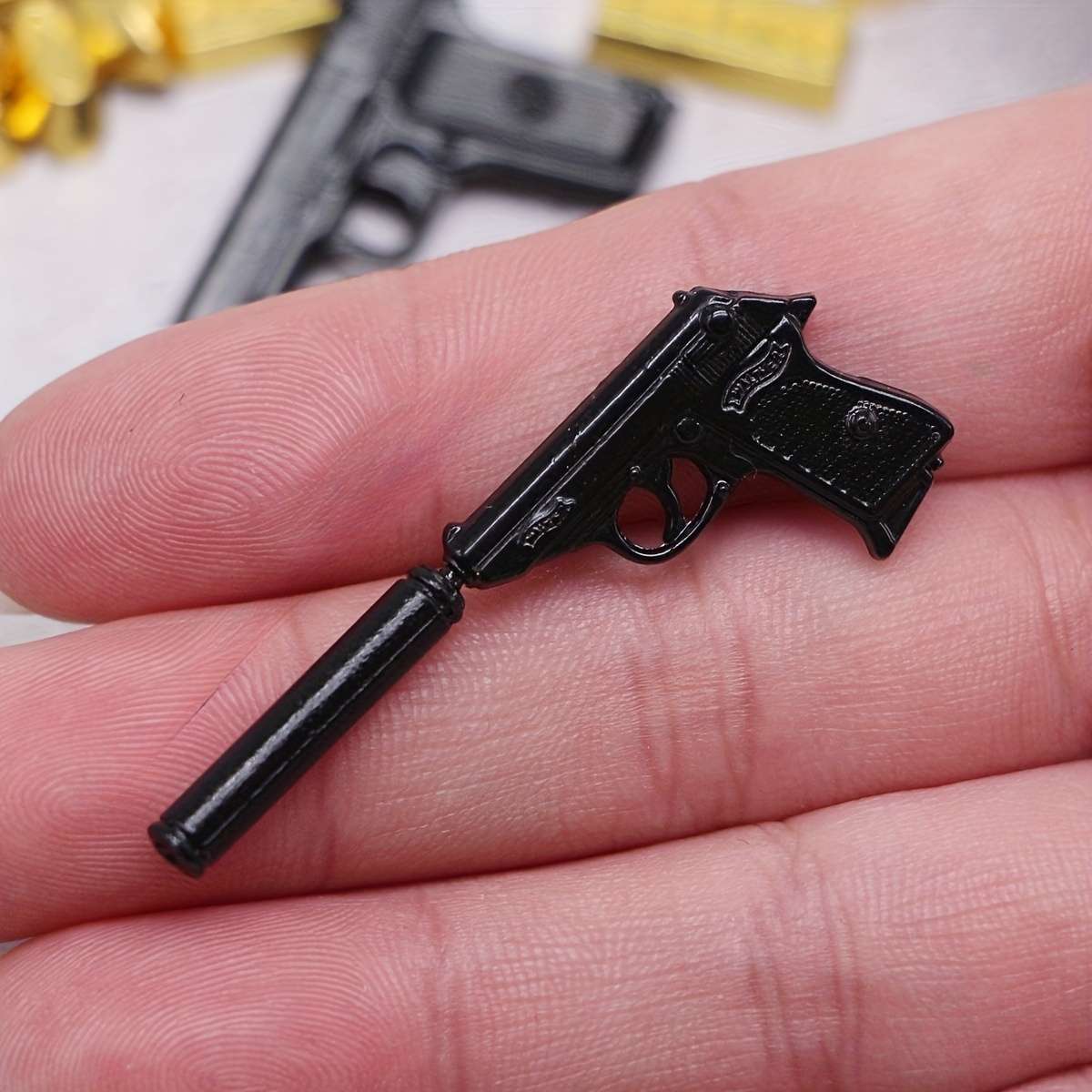 Toy Guns Color Silenced Pistol