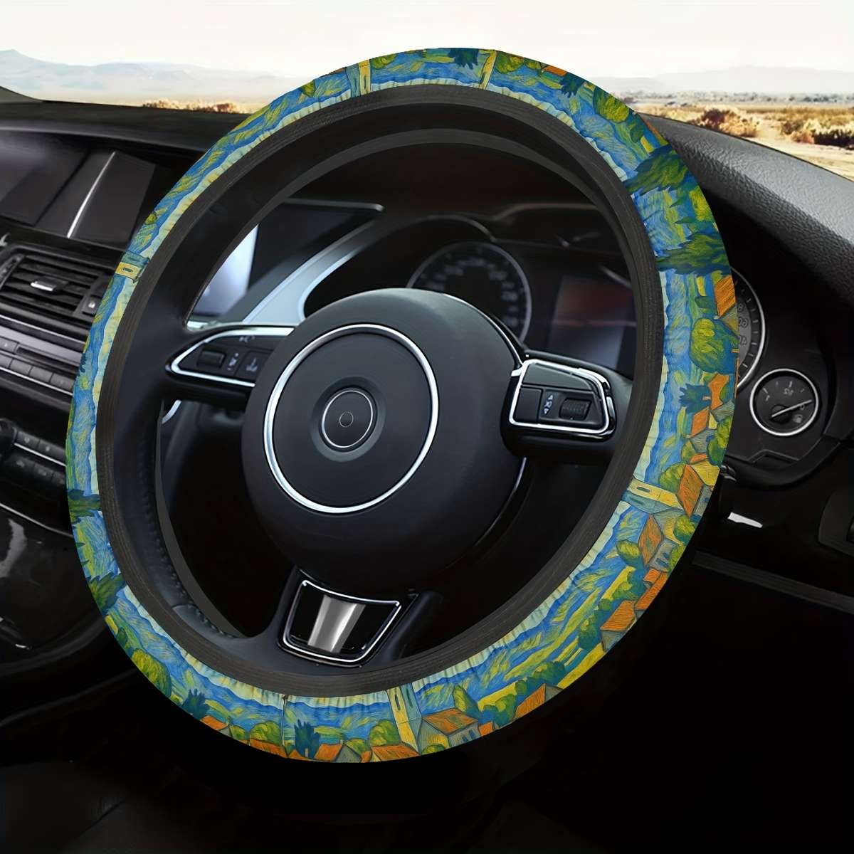Car Steering Wheel Cover Vincent Oil Painting