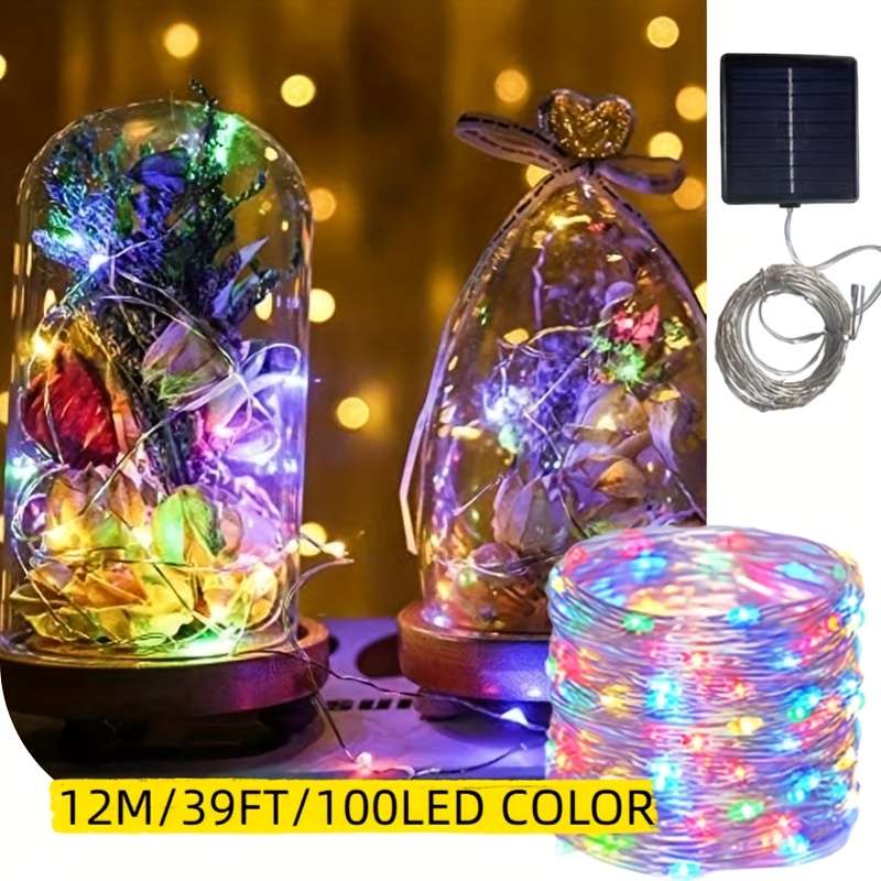 Christmas Lights Red And Green Size 12M 100Led 39Ft