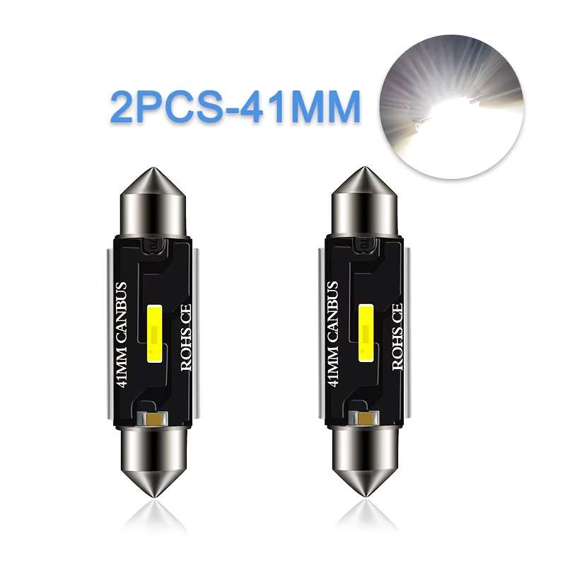 2pcs C5W LED CSP 1860 Signal Light Canbus Bulbs 41Mm Decorative Lights C10W LED Car I