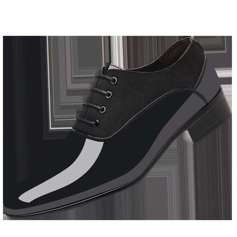 Mens Leather Shoes Color Black Sizeuk 10