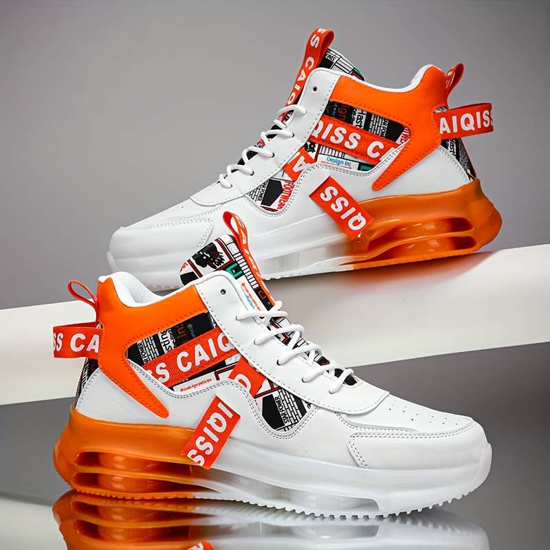 Sneakers Color White Orange Sizeuk 7