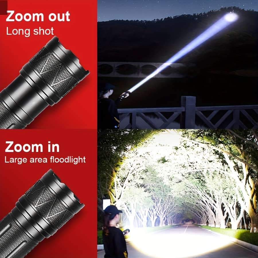 Heavy Duty Super Bright Led Flashlight Most Powerful Flashlight Emergency