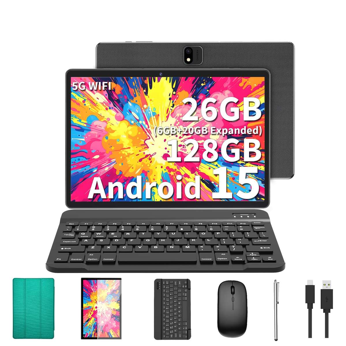 Heavy Duty Android Tablet With Ram For Entertainment Crystal Clear Screen 10 1