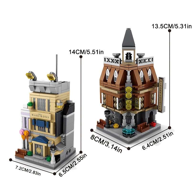 Building Toy Architectural Model Toy Set Items Fourth Set   559Pcs