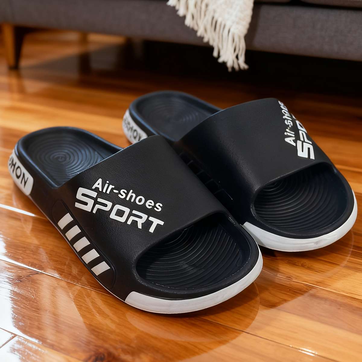 Men Slippers Summer Style White Size Uk 7.5