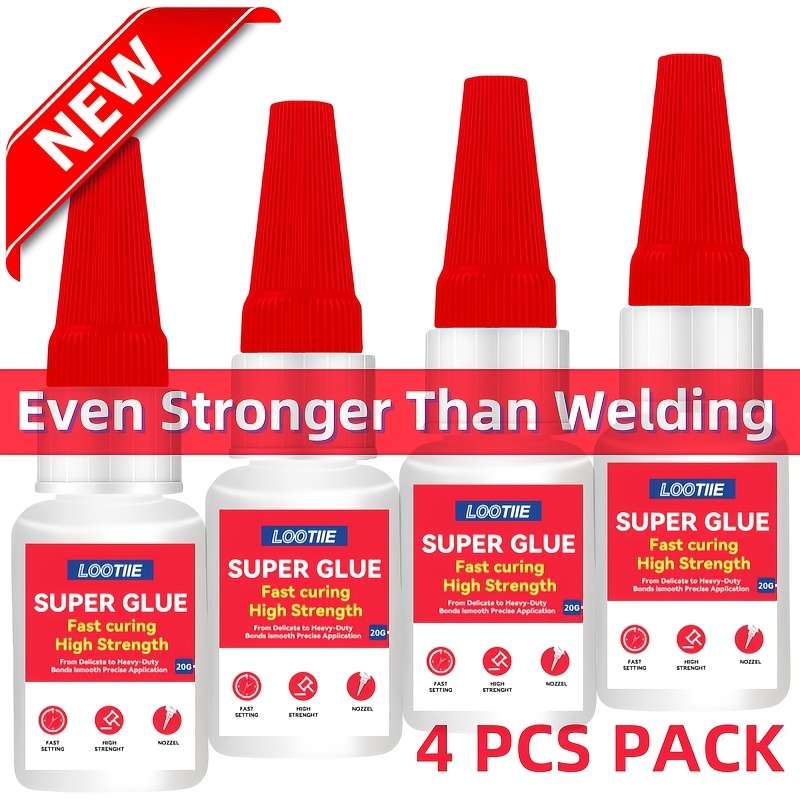 Super Glue Items Super Glue 20G 4Pcs