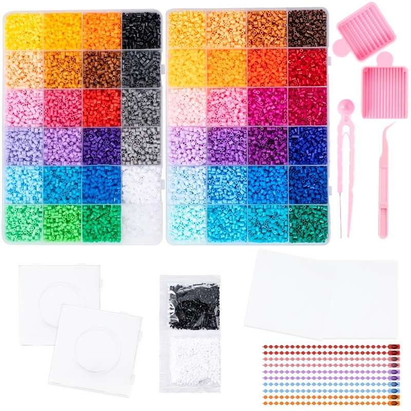 Perler Bead Set Fuse Beads Kit Contain Tools