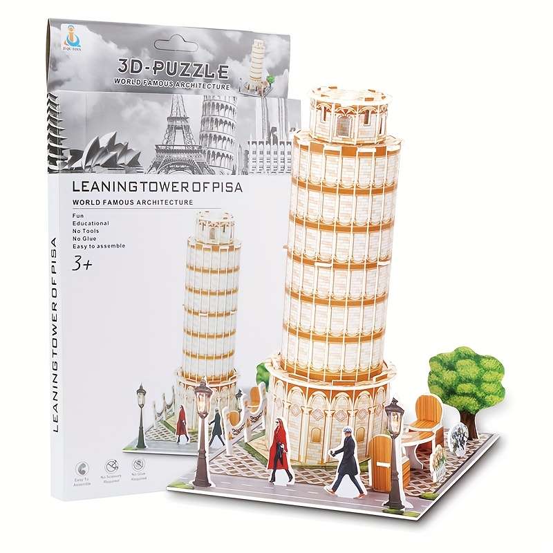 Building Toy Architectural Model Toy Set Model Iffel Tower 168 D25