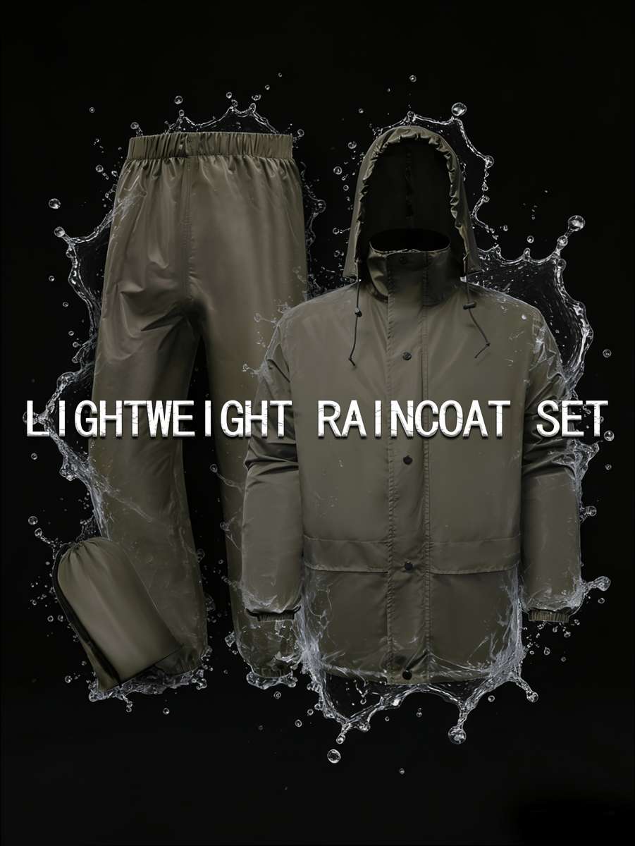 Raincoat Dark Brown Size M
