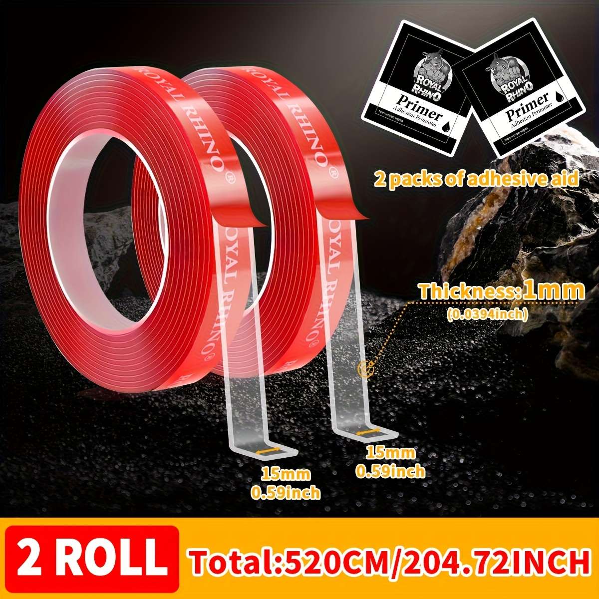 Doublesided Tape Model Width 6Mm Style2Rolls 2Price