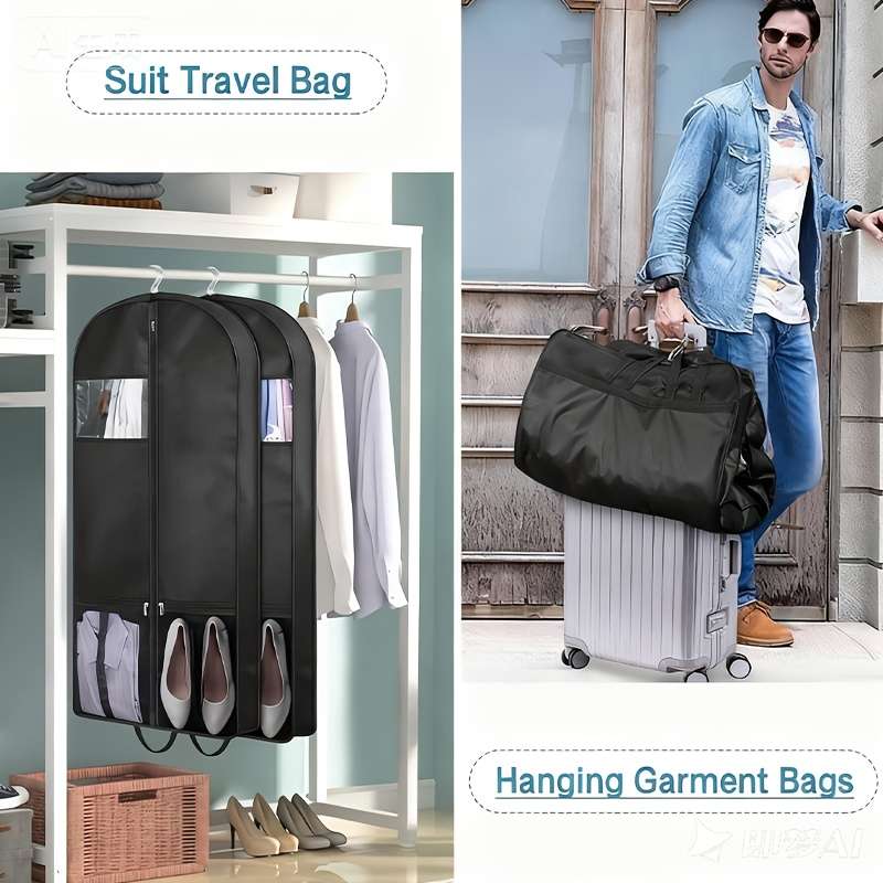 Storage Bag Items Black 150*60.5*15Cm59*23.8*5.9In